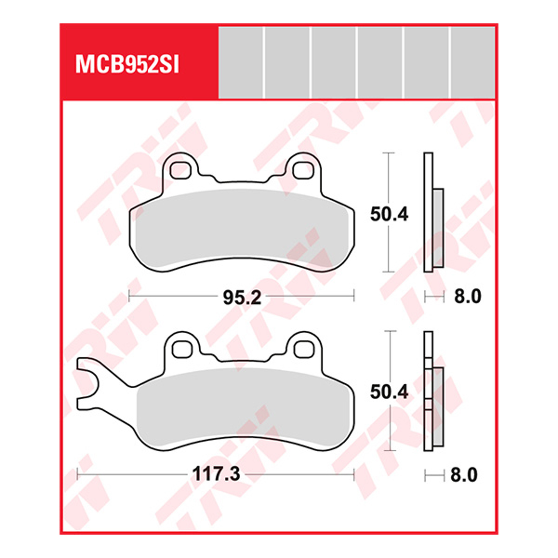 Trw Brake Pads And Shoes Mcb952si.jpg