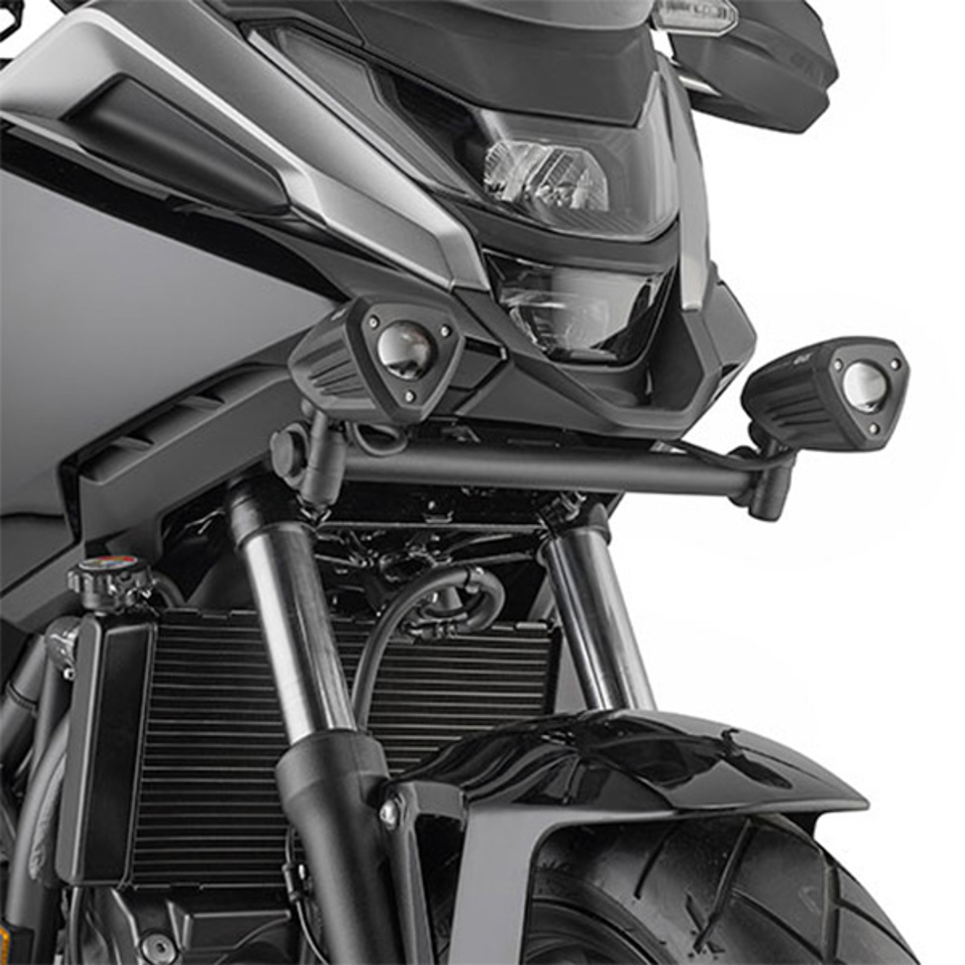 LS1217 Spotlight Fitting Kit Mounted On Givi Honda Nc750x 25.jpg