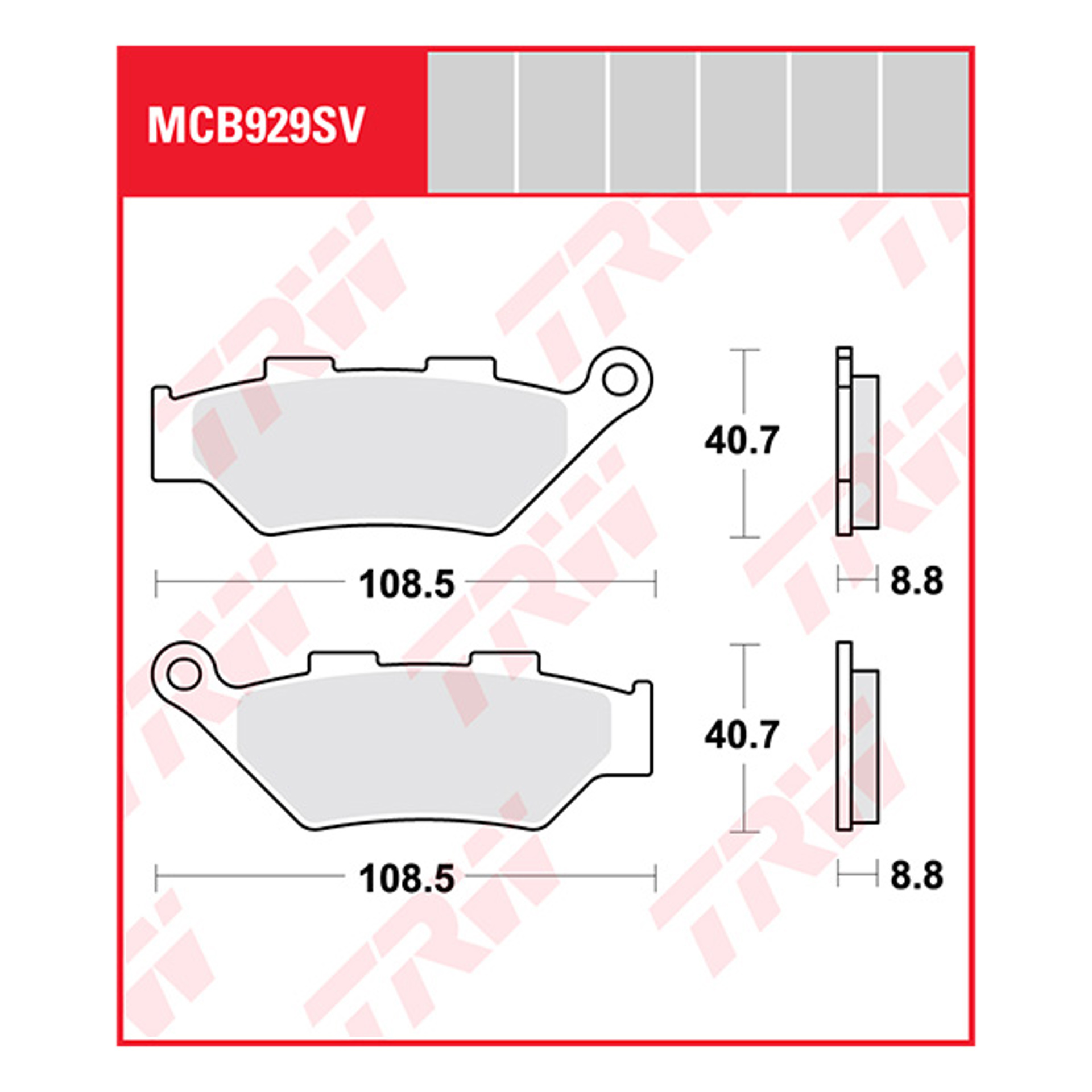 Trw Brake Pads And Shoes Mcb929sv Sinter Street.jpg
