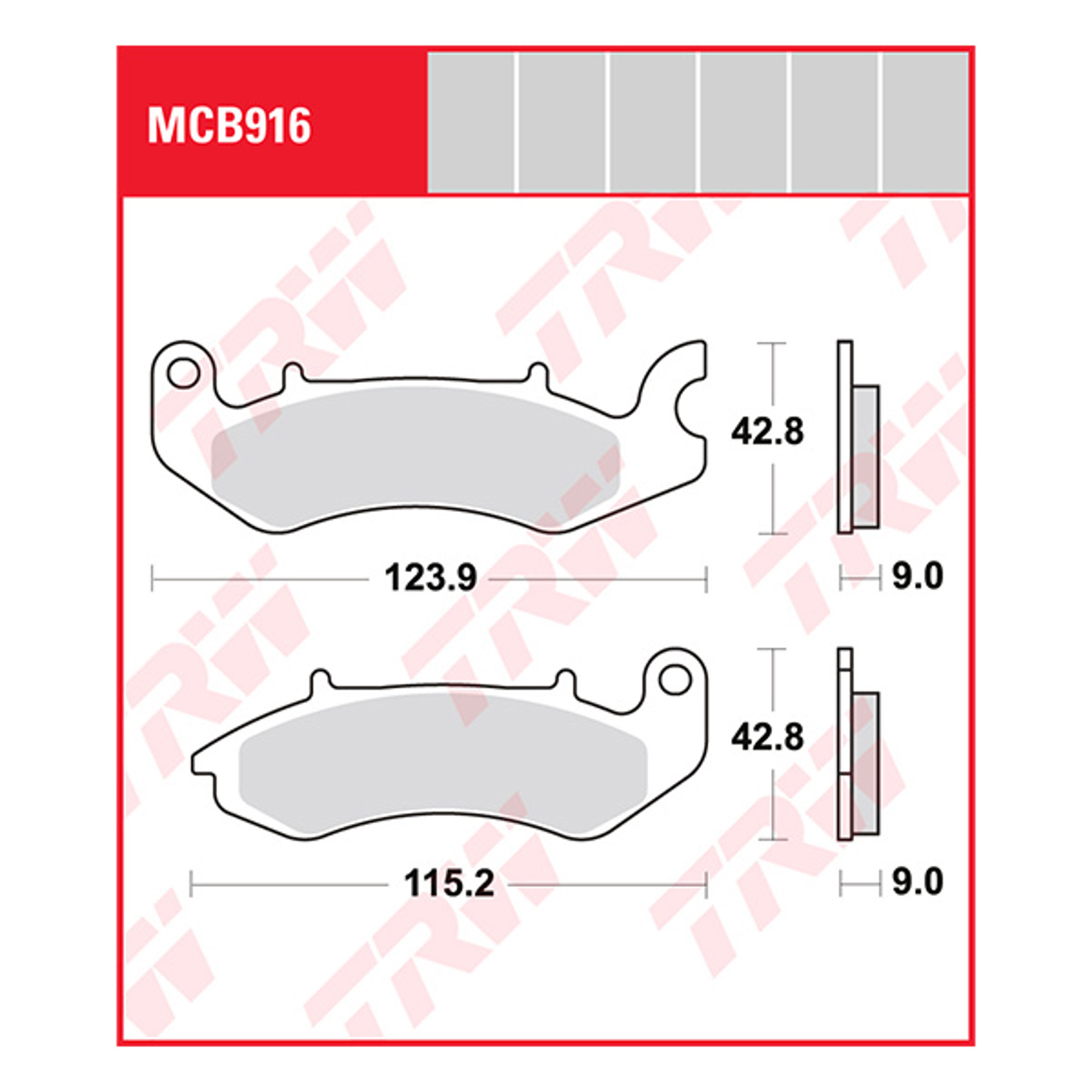 Trw Brake Pads And Shoes Mcb916.jpg