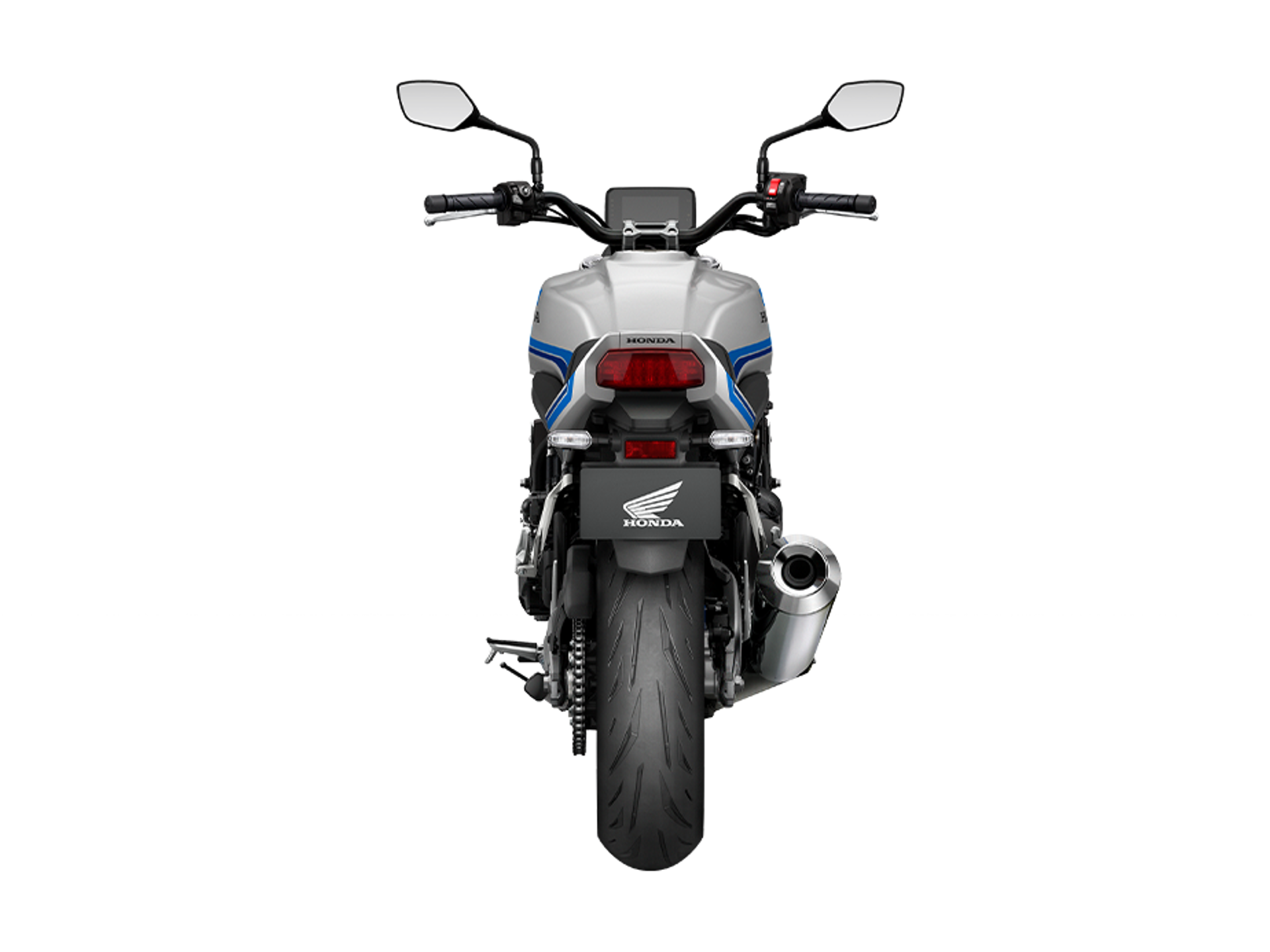 26YM CB1000F NH D19M Wolfsilvermetallic Bluestripe Studio Rear.png