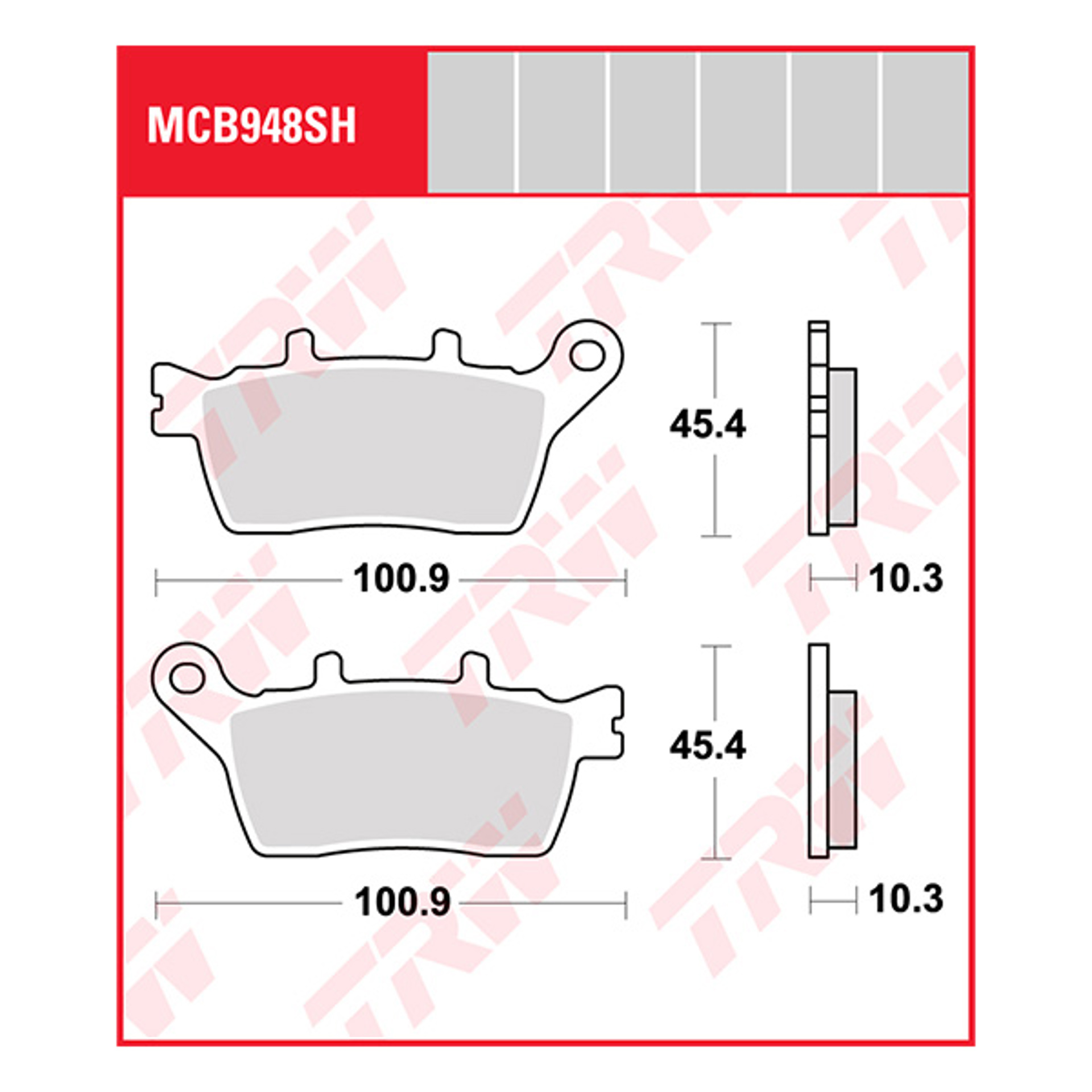 Trw Brake Pads And Shoes Mcb948sh.jpg