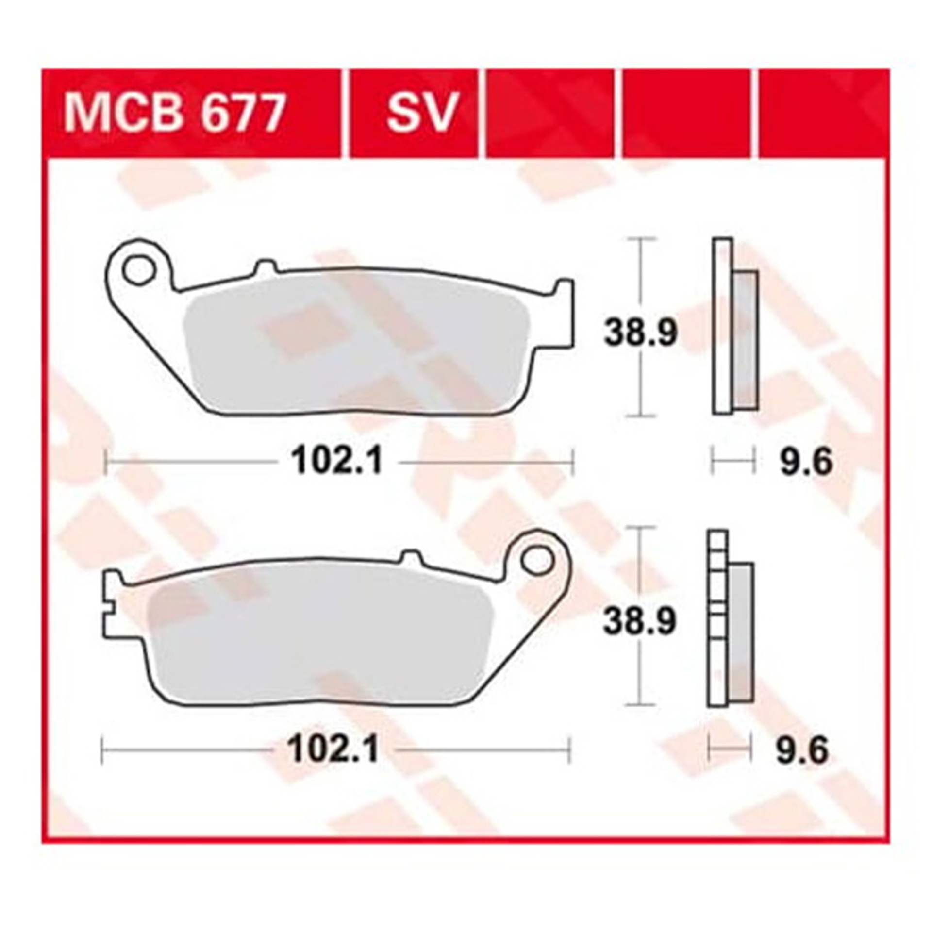 Trw Brake Pads And Shoes Mcb677sh Sinter Street.jpg