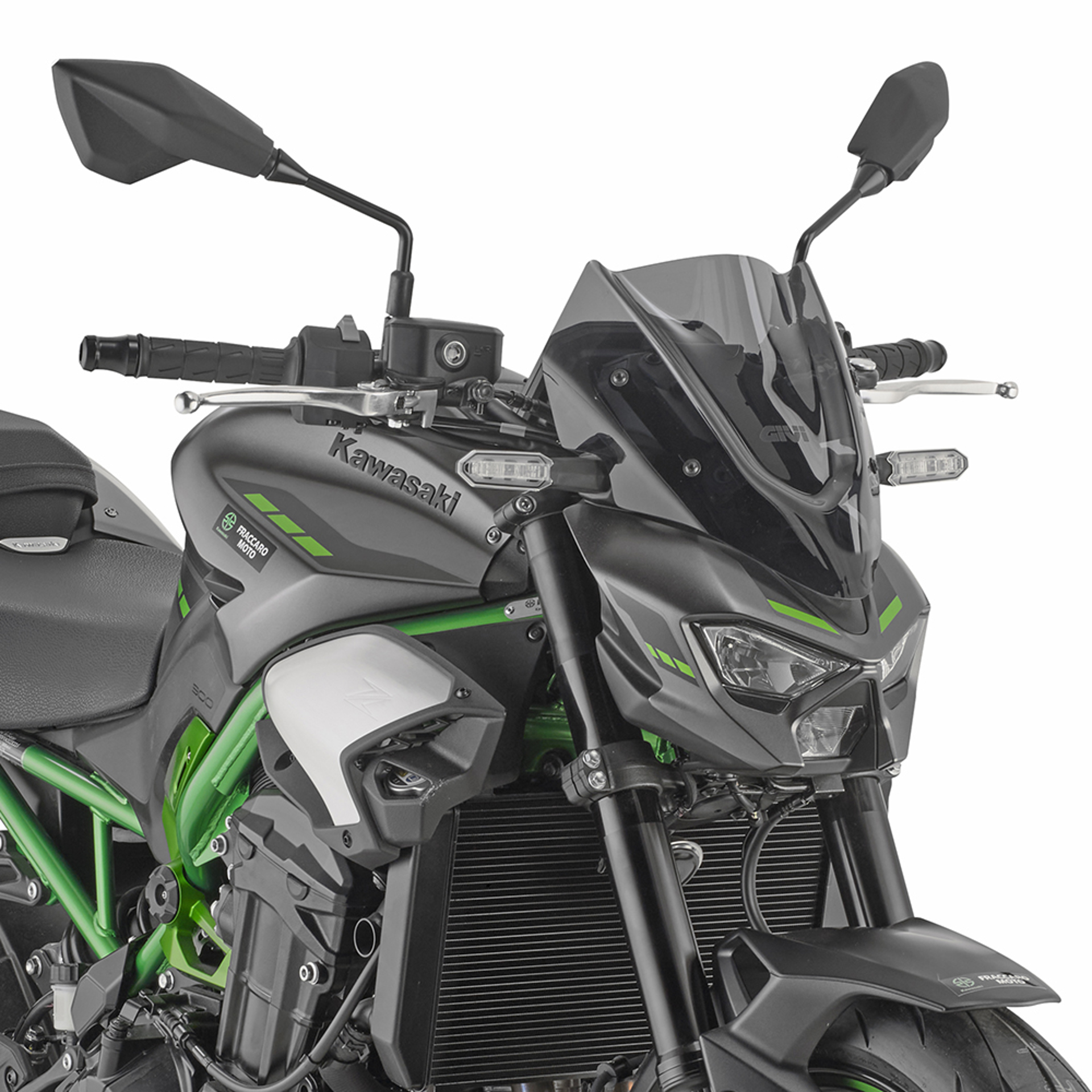 4137A Screen Mounted On Givi Kawasaki Z900 25.jpg