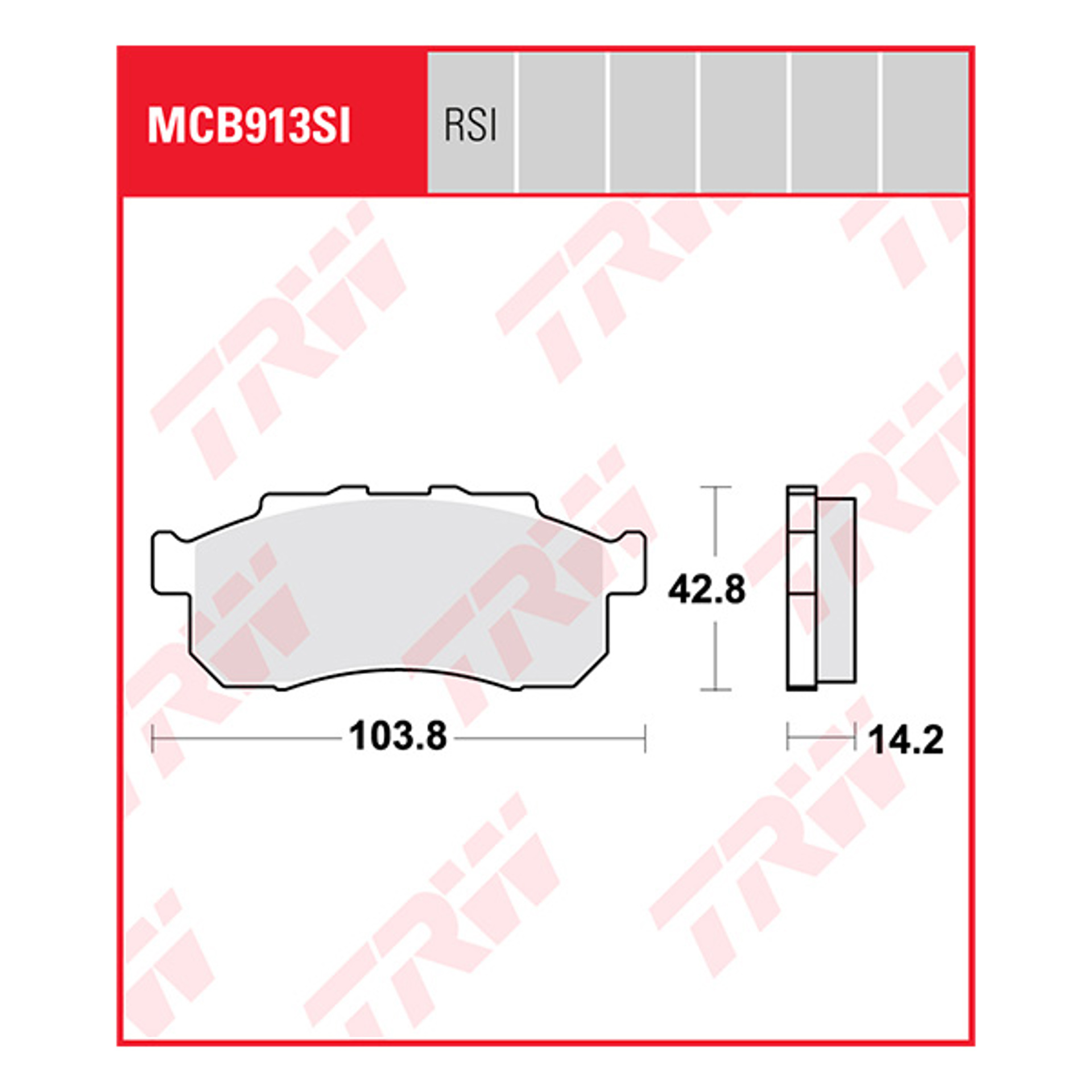 Trw Brake Pads And Shoes Mcb913rsi Sinter Competition Offroad.jpg