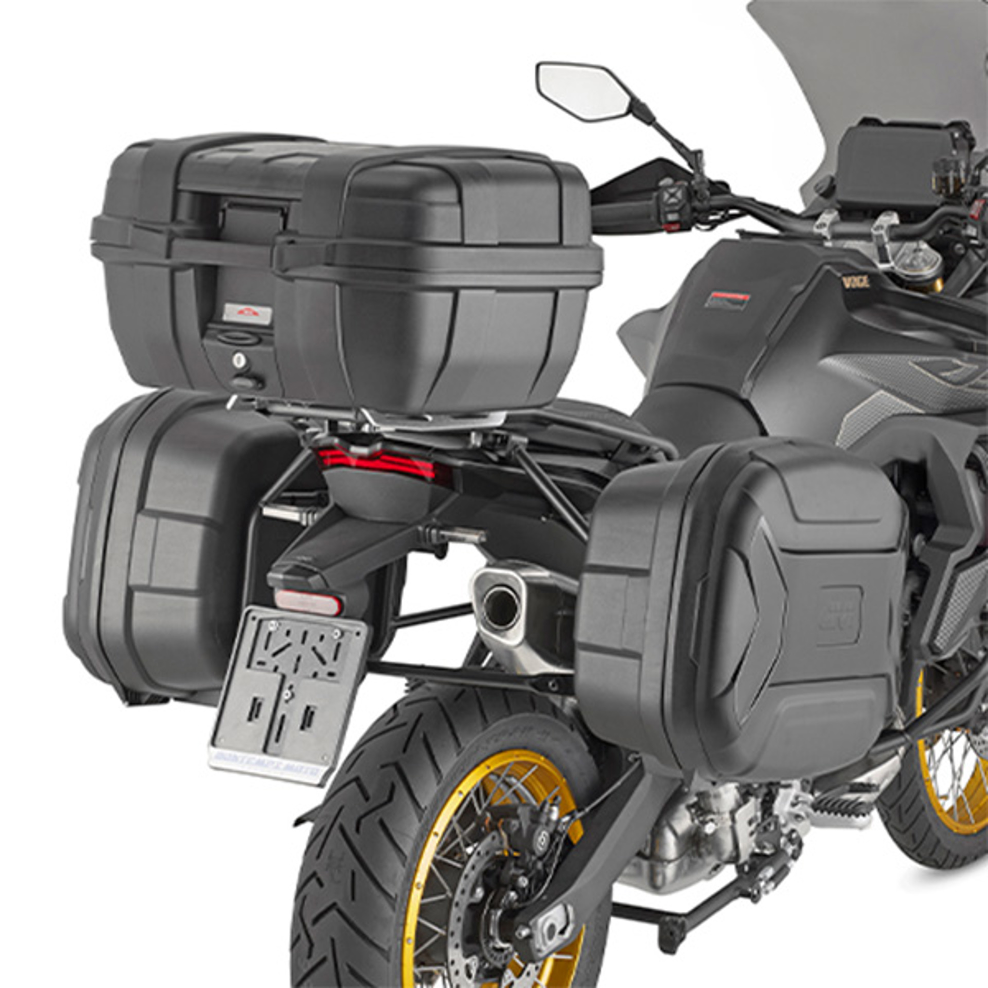 GIVI Trekker 35L Sidetaskesæt TRK35BB Mounted Voge Valico 900.jpg