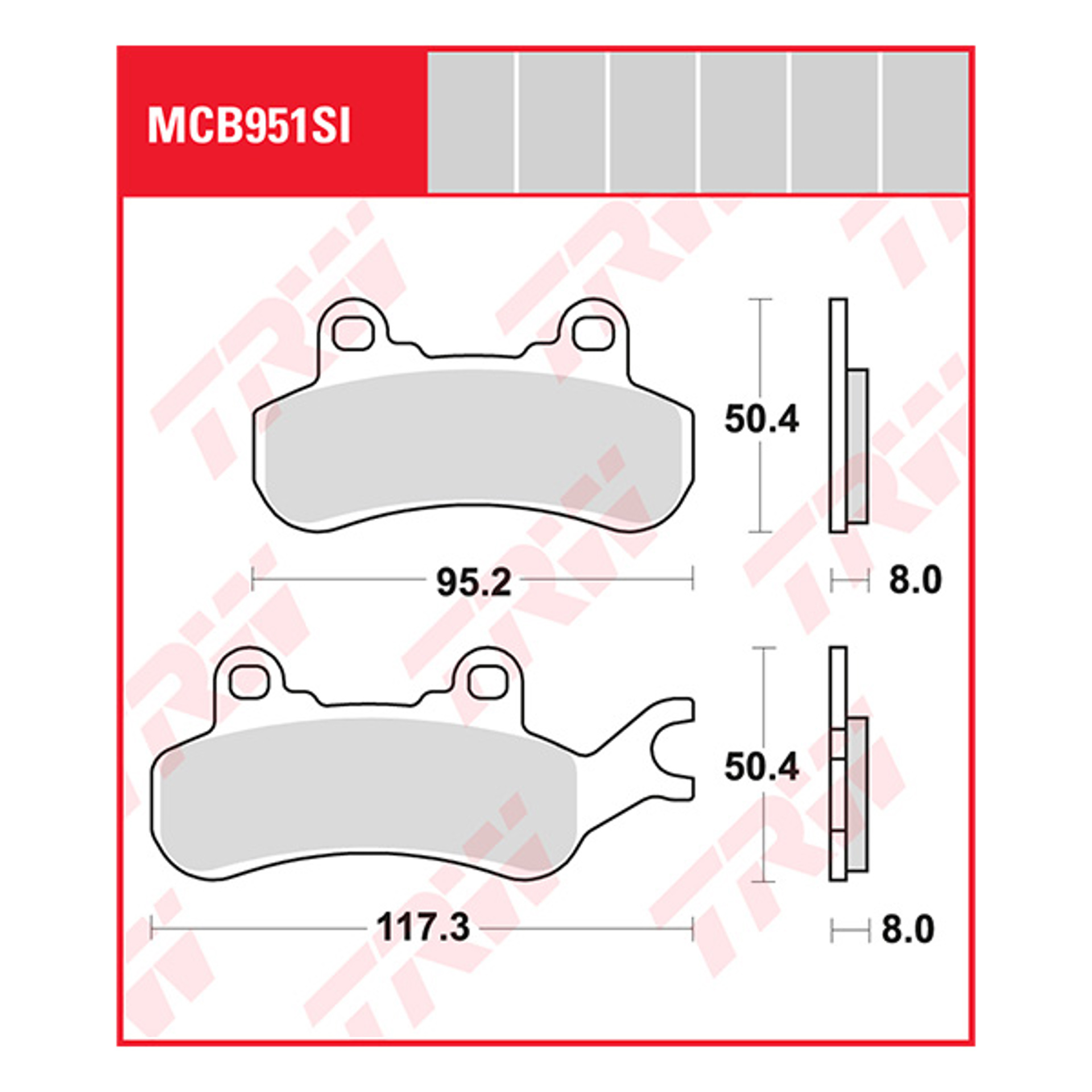 Trw Brake Pads And Shoes Mcb951si.jpg