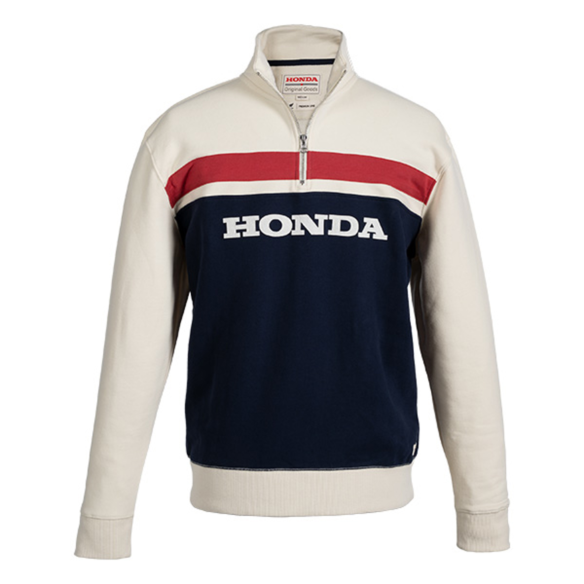 08AUD THD 002 FRONT HONDA HTG QUARTER ZIP TRICOLOUR.jpg