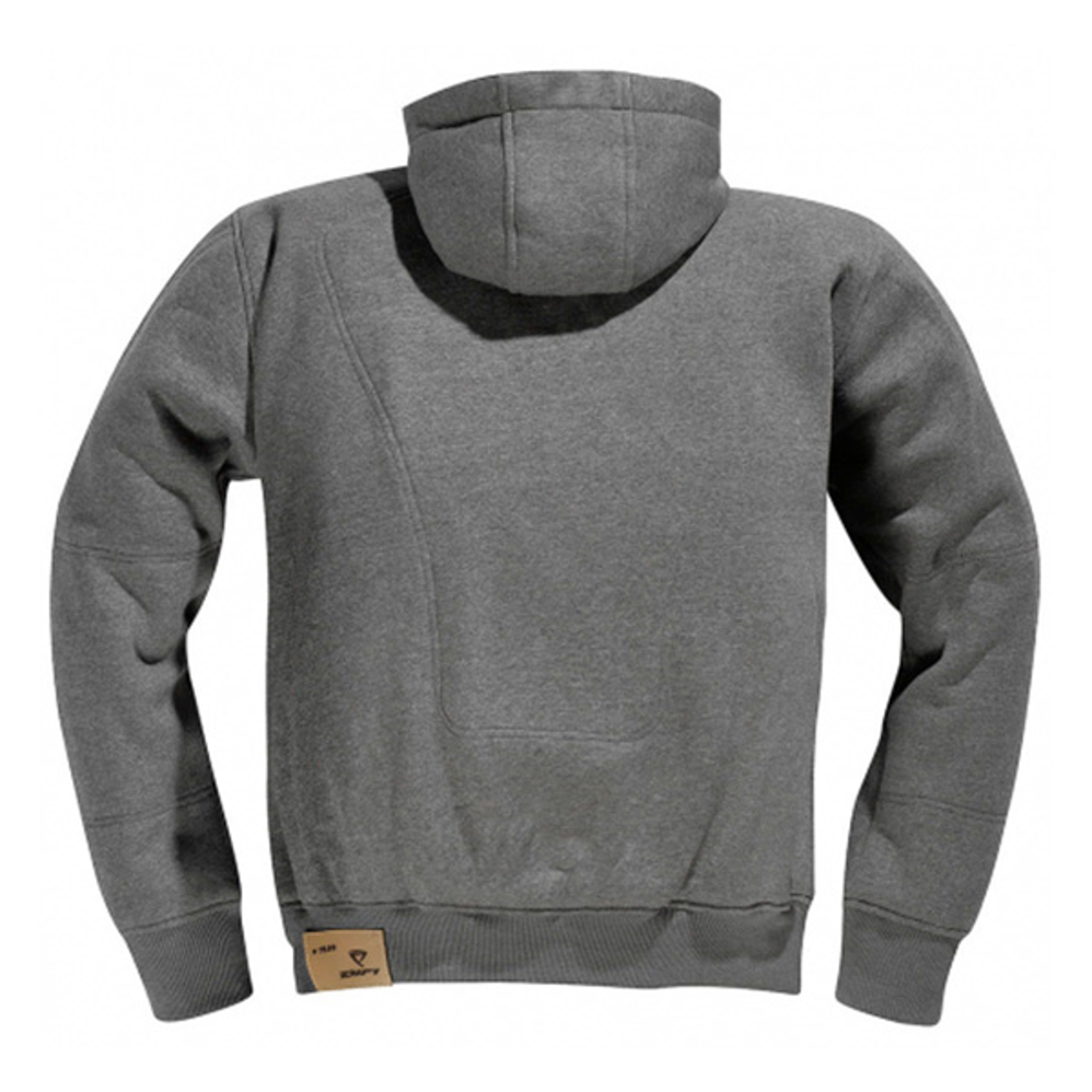 Difi Hoodie Downtown Dark Grey Melange Back.jpg