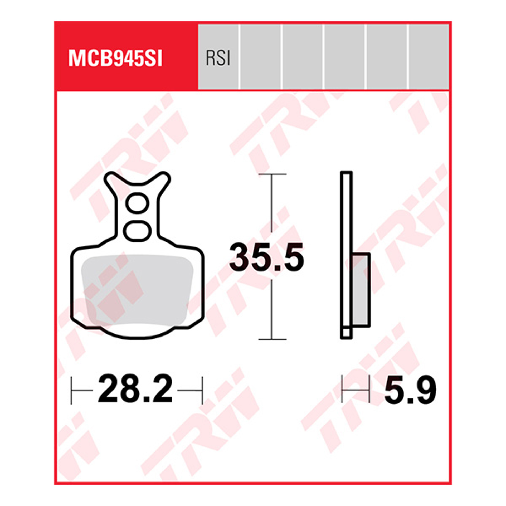 Trw Brake Pads And Shoes Mcb945rsi.jpg