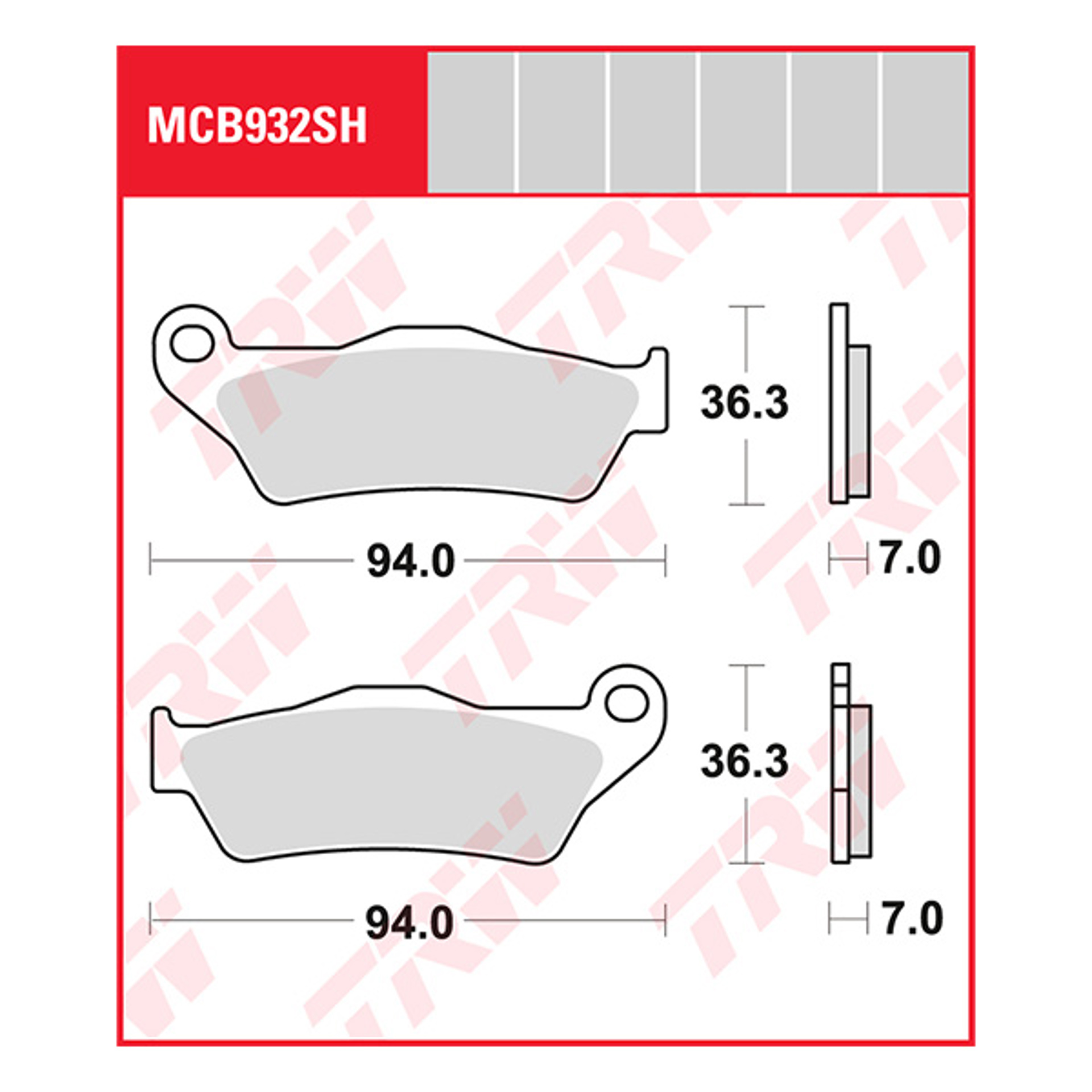 Trw Brake Pads And Shoes Mcb932sh.jpg