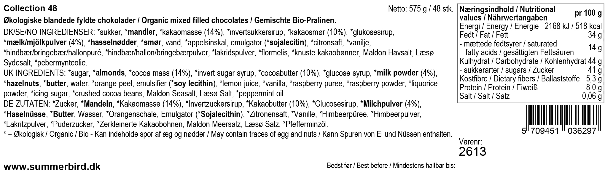 Se ingredienser - Collection 48