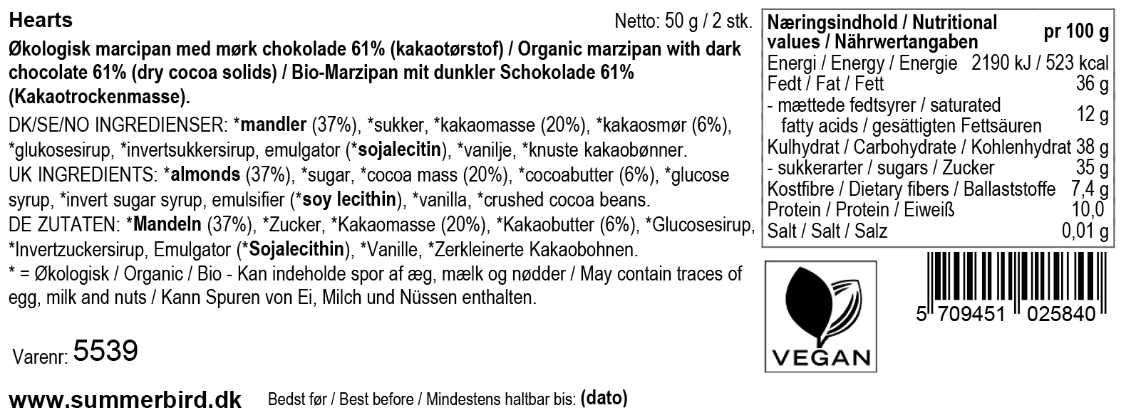 Se ingredienser - Hearts - 2